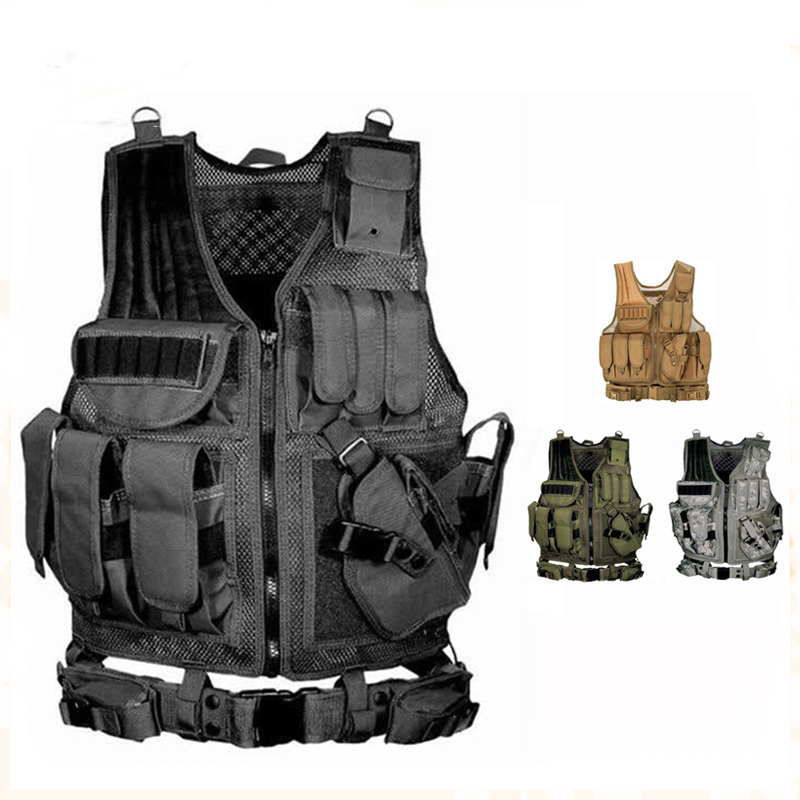 Hunting Outdoor Game - Adjustable Molle Tactical Vest Combat Body