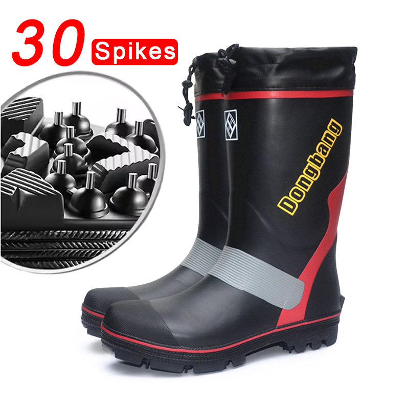 Hunting Boot Insole - Fishing Boots, Anti-slip Waterproof Spike Sole