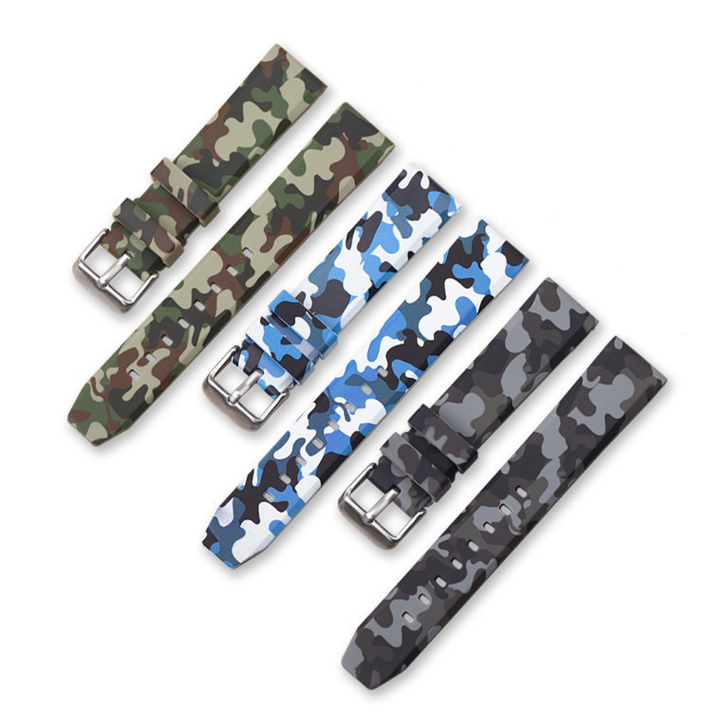 Camouflage Silicone Strap Army - Hunting Outdoor Watch recension och pris