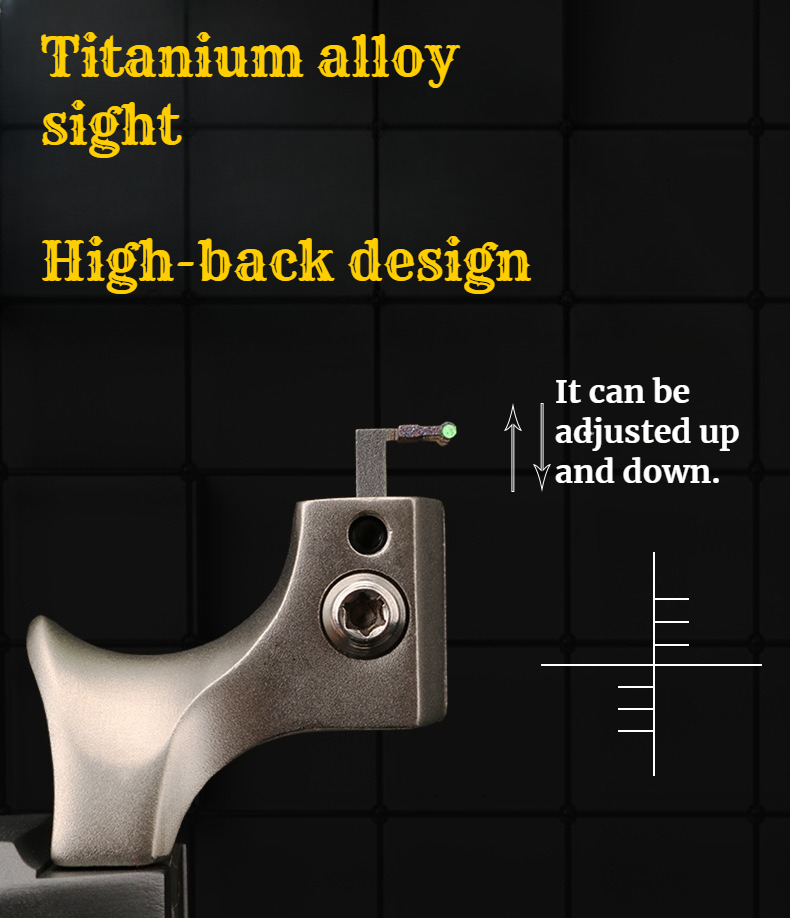 New Titanium Alloy Sight High- - Hunting And Outdoor Supplies recension och pris