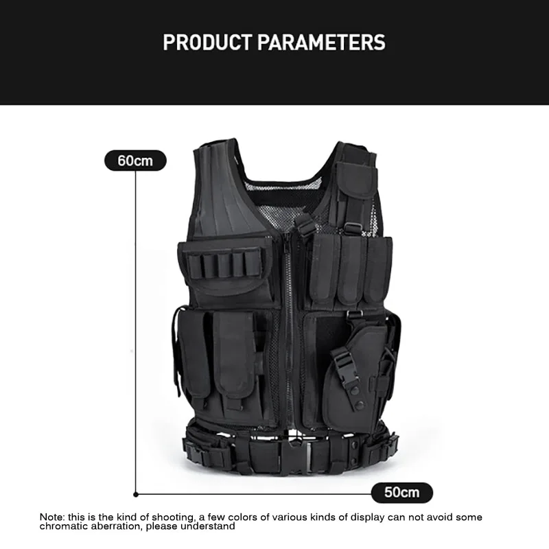 Adjustable Molle Tactical Vest - Hunting Outdoor Game recension och pris