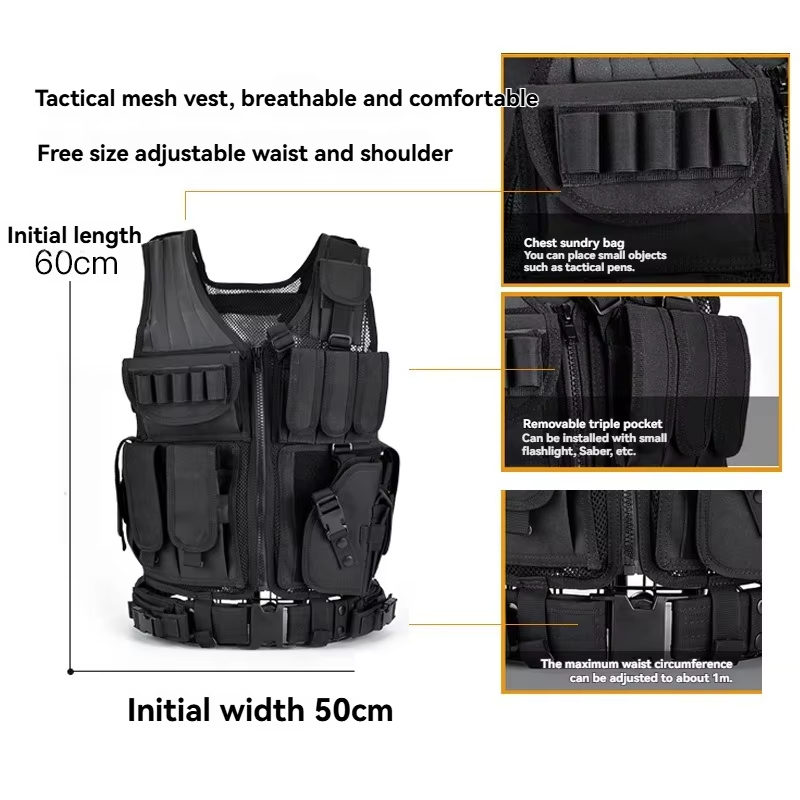 Adjustable Breathable Grid Tac - Hunting Outdoor Game recension och pris