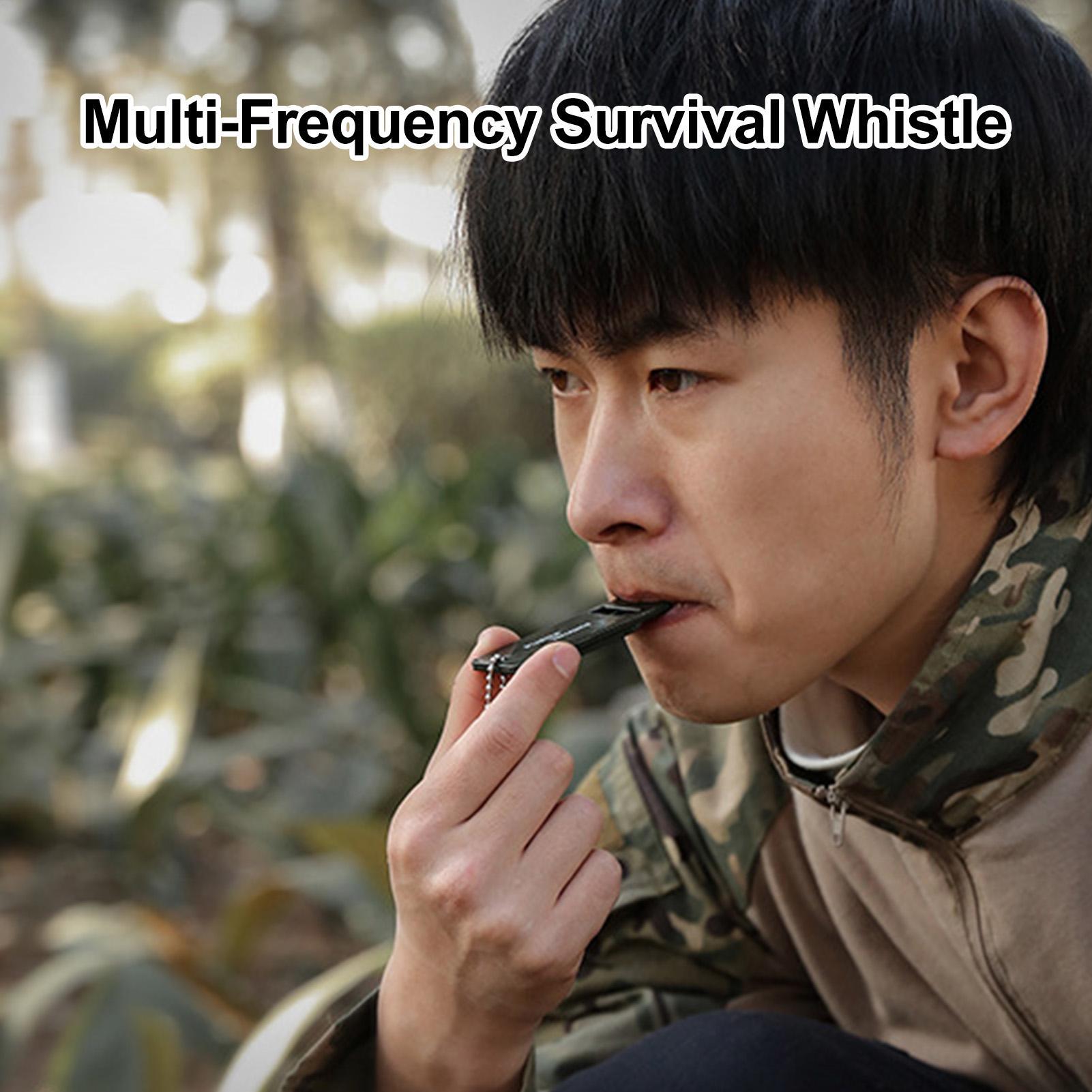 1PCS 3-Frequency Whistle High  - Hunting Outdoor Gear recension och pris