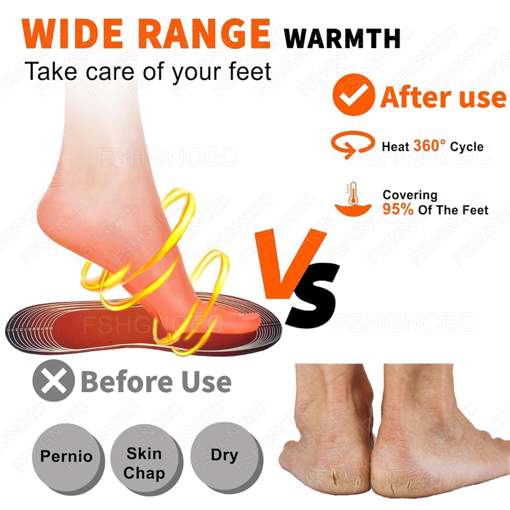 Heated Insoles for Shoes & Boo - Hunting Boot Insole recension och pris