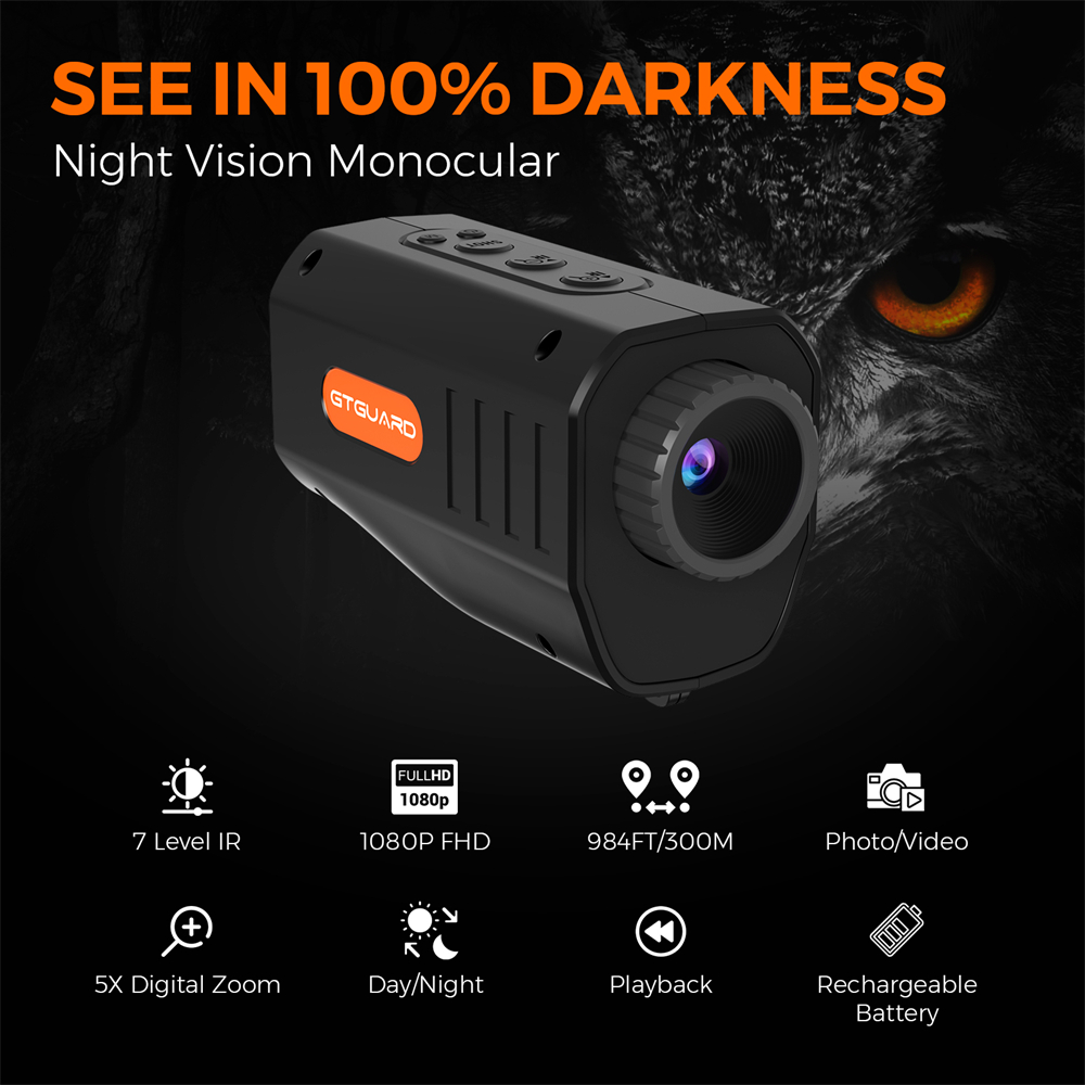 GTGUARD N3 Night Vision Monocu - Hunting Outdoor Watch recension och pris